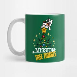 Funny Christmas Mission Impossible Cat Parody Mug